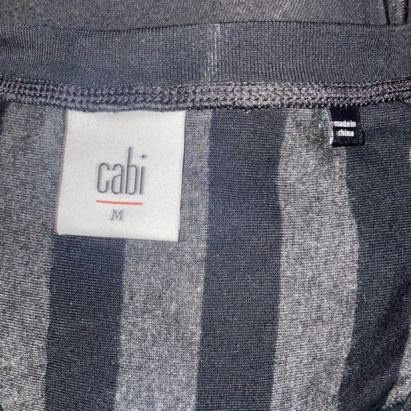 cabi Women’s Aligned Striped Tunic Tank Top Size Medium / Style 3630 - Picture 4 of 8